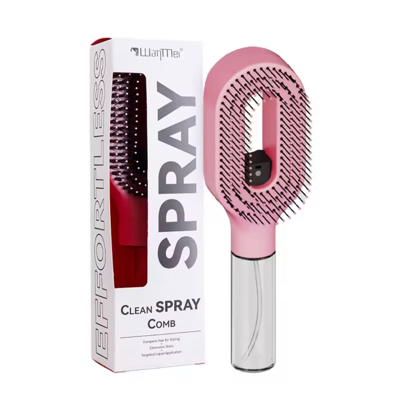 2-In-1 Hair Detangler & Slick Back￼Brush