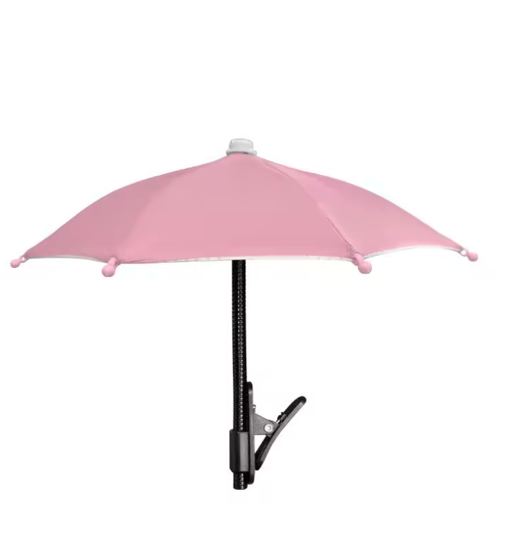 Mobile Phone Mini Umbrella Clip-Built for Tanning, Raining, and More